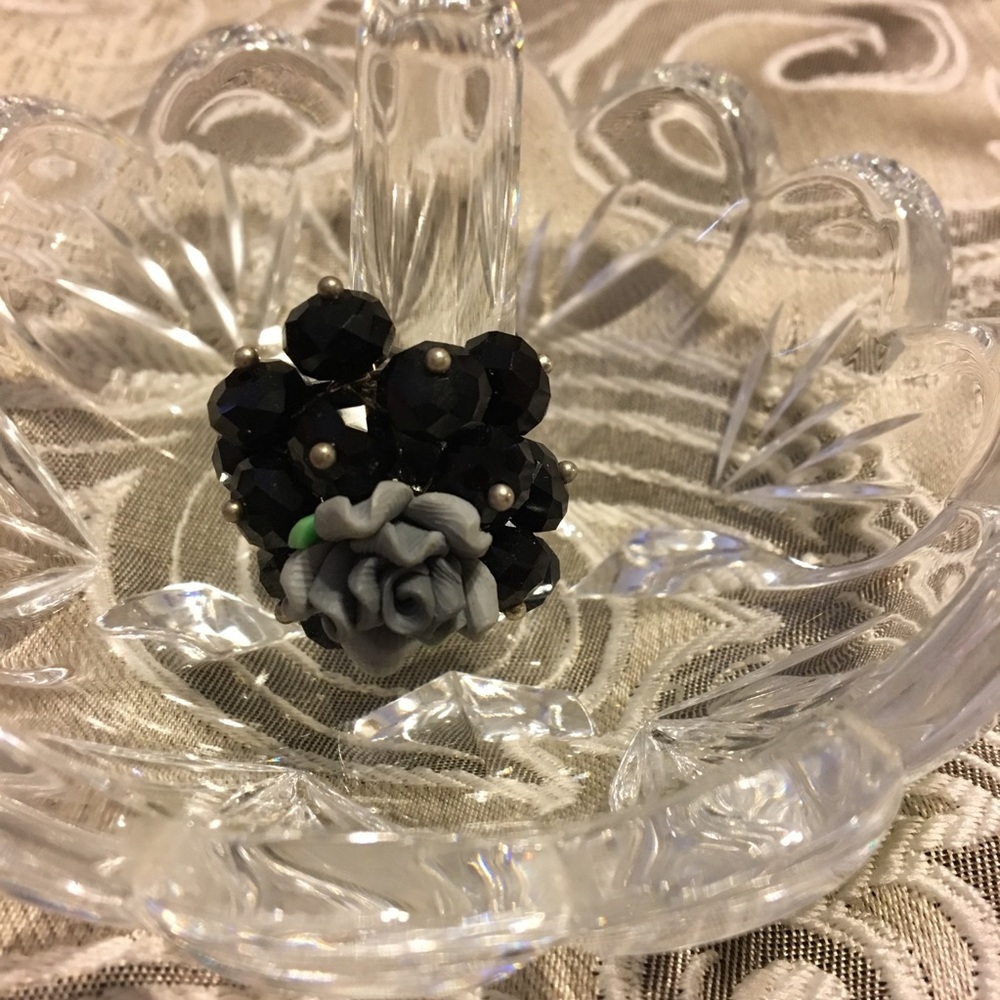Fashion Ring with silver adjuster